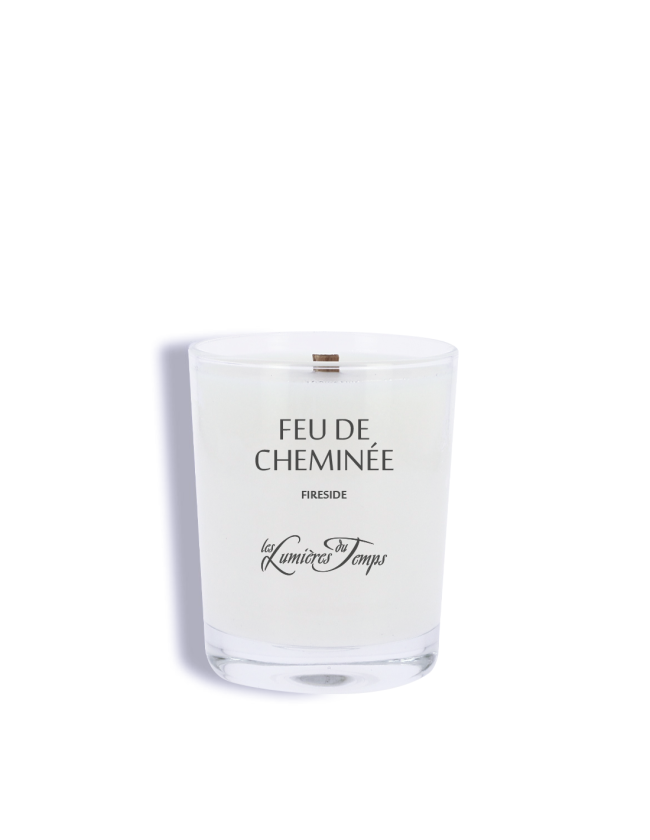 Les Lumières du Temps svijeća od biljnog voska s drvenim fitiljem180 g